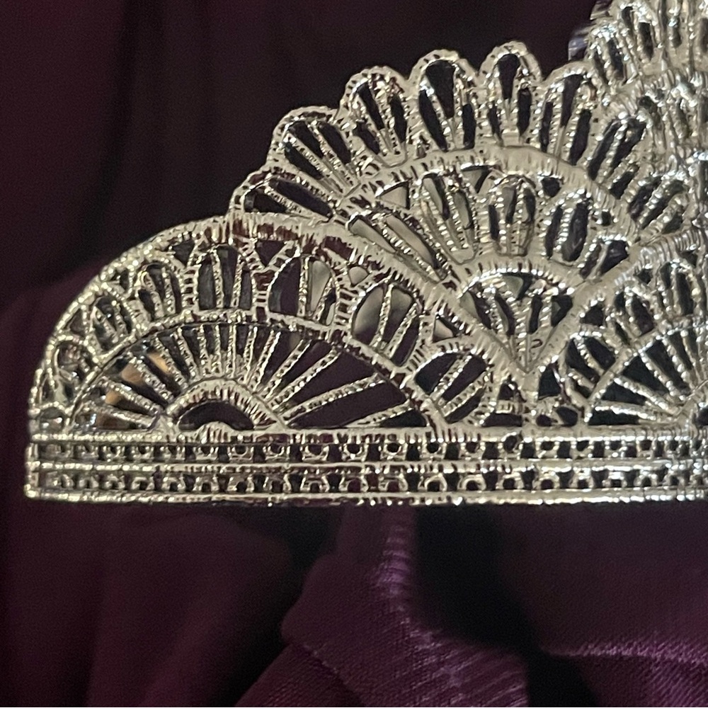 Silver Queen’s Lace Cuff Bracelet By Chloe & Isabel Adjustable Nwot View 6
